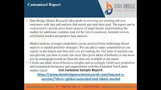 Extended Text Labels market