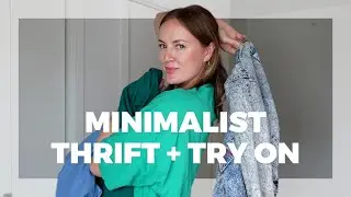 Thrift with Me | Colorful Minimalist Wardrobe + Hip Toddler Clothes at *Goodwill* Prices
