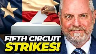 5th Circuit SHUTS DOWN Ballot Harvesting Ban Injunction &mdash; Texas Election Integrity WINS
