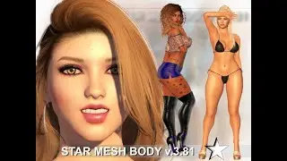 7. Bakes on Mesh with Star Mesh Body.