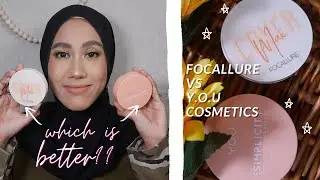 FOCALLURE COVER MAX CUSHION FOUNDATION VS Y.O.U COSMETICS CC CUSHION