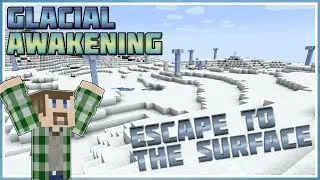 Escaping the Cave - Minecraft: Glacial Awakening #1
