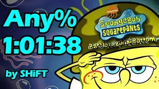 SS: BFBB Any% Speedrun in 1:01:38 (World Record)