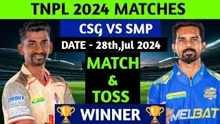 CSG vs SMP | TNPL 2024 | 27th Match Prediction | CHEPAUK vs MADURAI | TNPL 2024 Prediction