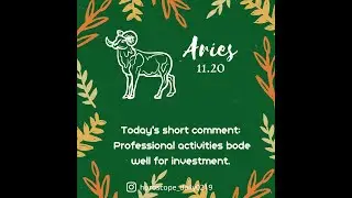 Aries November 2021 Horoscope for today | #shorts | Aries | November 20th 2021