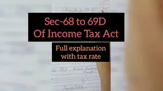 🔴Sec-68 to 69D of I.T.Act detailed explanation #youtubevideo #video #viralvideo #shortsvideo