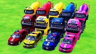 Colorful Rescue & Emergency Transport &ndash; Route to the Final Garage