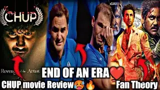 Roger Federer & Rafael Nadal Crying together *EMOTIONAL| Chup Movie Review | @comicverseog BRAHMĀSTRA