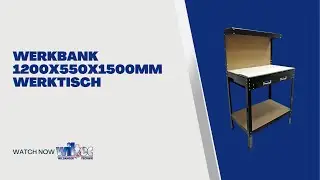 Werkbank 1200x550x1500mm Werktisch Arbeitstisch Arbeitsplatte Lochwand