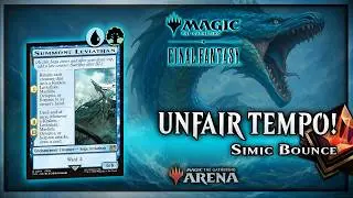 WE HAVEN'T LOST A GAME YET.. Simic BOUNCE with Summon: Leviathan is INSANE | Final Fantasy MTG Arena