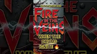 Pure 80s arena rock energy 🔥 Guitars blazing, drums on fire &mdash; Fire in the Veins! #80srock