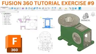Fusion 360 Beginner Tutorial &ndash; Exercise 9 (Step-by-Step Guide) | MecDesign Hub