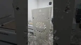 designed on WPC with white cast acrylic #cnc #cncmachine #homedecor #hometemple