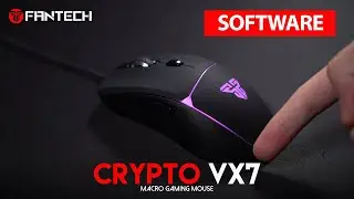 FANTECH CRYPTO VX7 Macro Gaming Mouse Software First Look and Interface