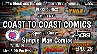 Epd.28 Coast To Coast Comics (Special Guest: Simple Man's Comics)