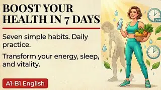 Boost Your Health in 7 Days &mdash; Simple Daily Habits || Graded Reader || Improve Your English Fluency✅️