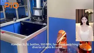 1Cavity 5L PET Jar Blower 400-500 Bottles/Hour | For Small & Medium Food Enterprise#blowingmachine