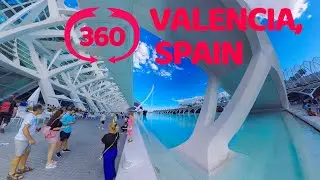 Valencia, Calatrava architecture, Spain VR 360 travel video Валенсия, Испания, панорма.