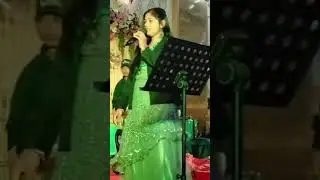Mangalmay Din Aaju He | मैथिली स्वागत गीत | Ruby Pandit | Stage Live Video #maithili #shortvideo