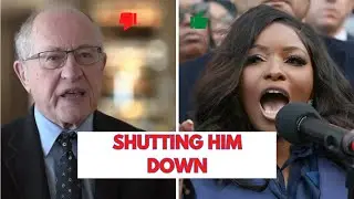 asmine Crockett DESTROYS Dershowitz on Voting Rights – One Question Leaves HimVideo Project