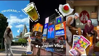 JAPAN VLOG 🍵: Kyoto + Osaka, Ninenzaka, mochi, Universal, lots of matcha
