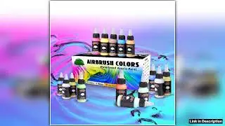 32Color Airbrush Paint Set 30ml Acrylic Paint with 4Pcs Paint Thinner for Airbrush Modle Nails