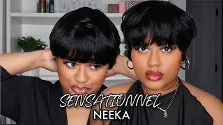 How I Style My $20 SENSATIONNEL HUMAN HAIR CELEBRITY SERIES EMPIRE WIG - NEEKA