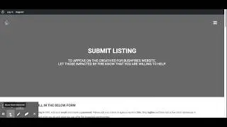 Creatives for Bushfires - How to Submit a Listing