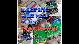 Submeter Disassembly. What is inside of an Electronic Watt Hour Meter?