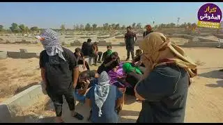 دفن جثمان المرحوم خادم الحسين (ع) الطيب ابو سجاد الحسيناوي رحمه الله