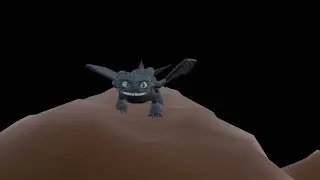Blender Toothless test animation #01