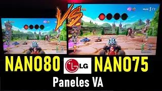 LG NANO80 vs NANO75 Ambos con Paneles VA &iquest;Cu&aacute;l tiene menos Clouding? Smart TVs 4K