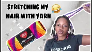 African Threading With Yarn | Stretching Natural Hair Without Heat
