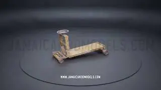 Jamaican 3D Model - Hand Cart