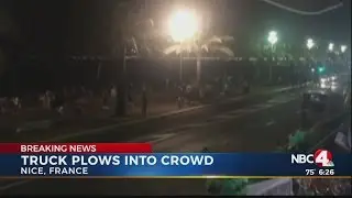 30 dead, 100 hurt after truck runs through crowd in Nice, France
