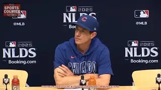 Brewers vs. Cubs NLDS Game 2 Post Game Press Conference - Interviews