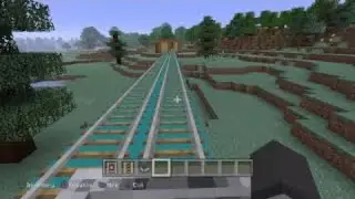Tour of the Cyan line            (Minecraft)