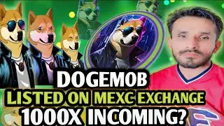DOGEMOB MEME COIN WEBSITE REVIEW 🔥 1000X PROFIT 🔥 LISTENING ON GATE.IO MEXC, BITGET 🔥