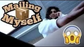 MAILING MYSELF IN A BOX 24 HOUR OVERNIGHT CHALLENGE! GONE WRONG! REUPLOAD COPYRIGHT!!