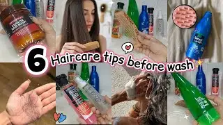 6 Haircare tips before wash| easy and important tips before hair wash | all hair problems solutions