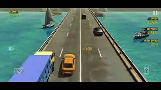 Traffic Racer Mission: Reaching 100,000 Score 🚗🔥 | Intense High Speed Run