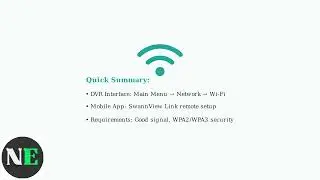How To Change Wi-Fi On Swann Security System DVR &ndash; Network Setup & Troubleshooting