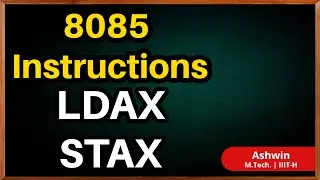 8085 Instructions - Chapter 08 - LDAX and STAX