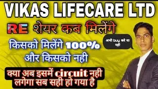 vikas lifecare ltd | vikas life care share | vikas share limited | vikas life re share |rights issue