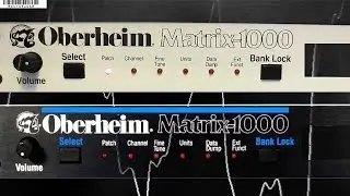 Oberheim Matrix-1000 Analog Synthesizer (1988) 