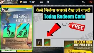 FREE FIRE REDEEM CODE TODAY 27 JUNE | FF NEW REDEEM CODE TODAY | NEW REDEEM CODE TODAY | REDEEM CODE
