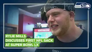 Rylie Mills discusses first NFL sack at Super Bowl LX