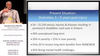 Disability & Work in Canada, 2017. Speaker Presentation: Steve Mantis