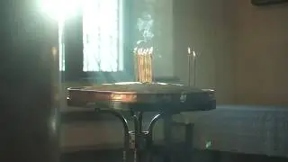 Religious Candles Burning in a Church | Stock Video of Candles | 59.94fps HD 1080p