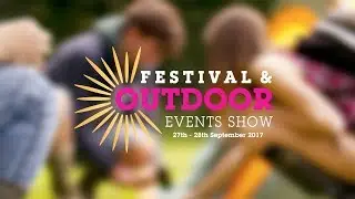 Are you looking forward to the  Festival and Outdoor Events Show?